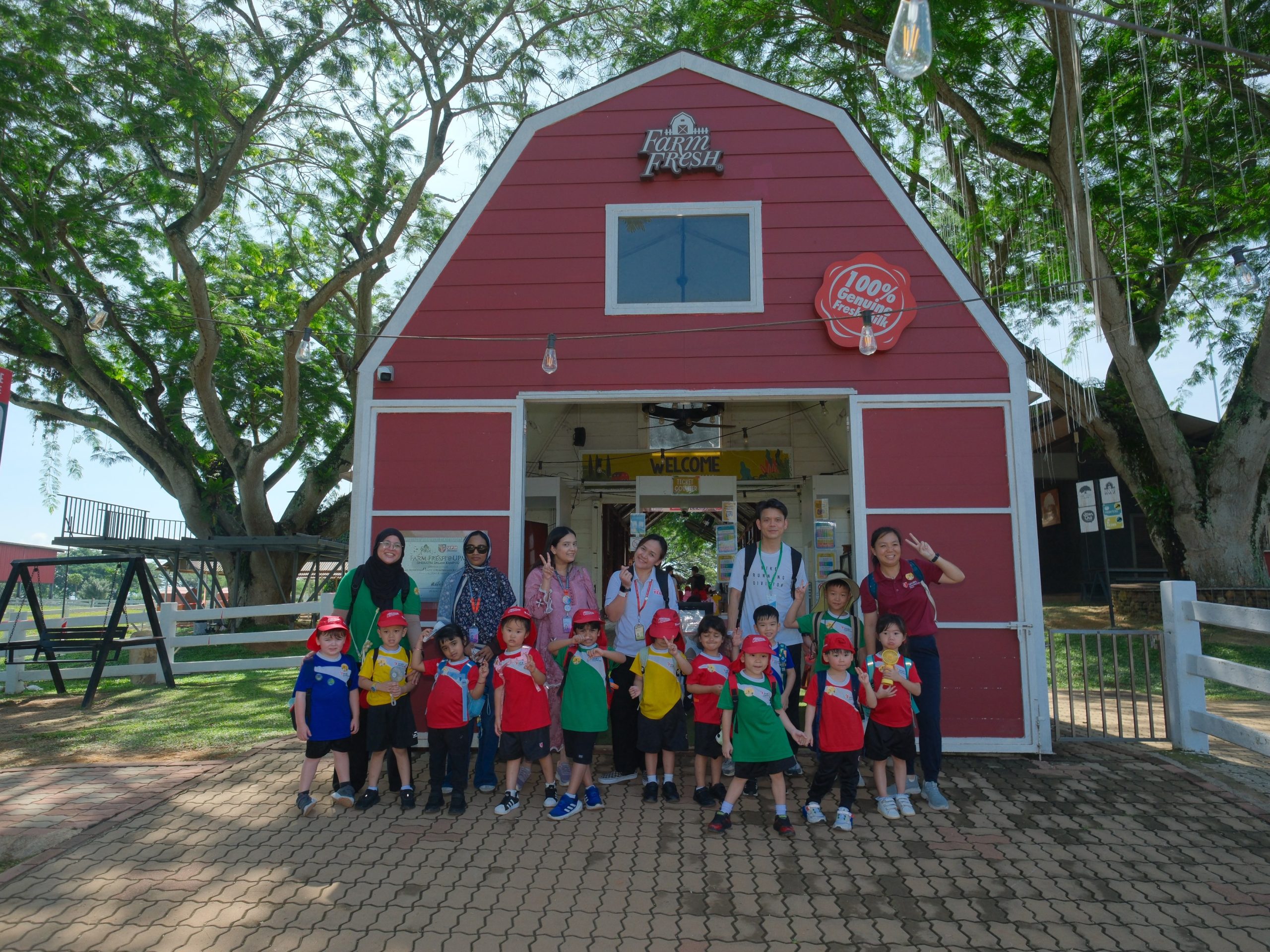 Students on a Kiddypedia field trip